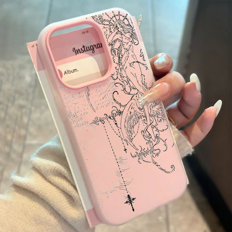 Gothic Style Angel Cross Line  - Samsung Galaxy A55 ulasan dan harga