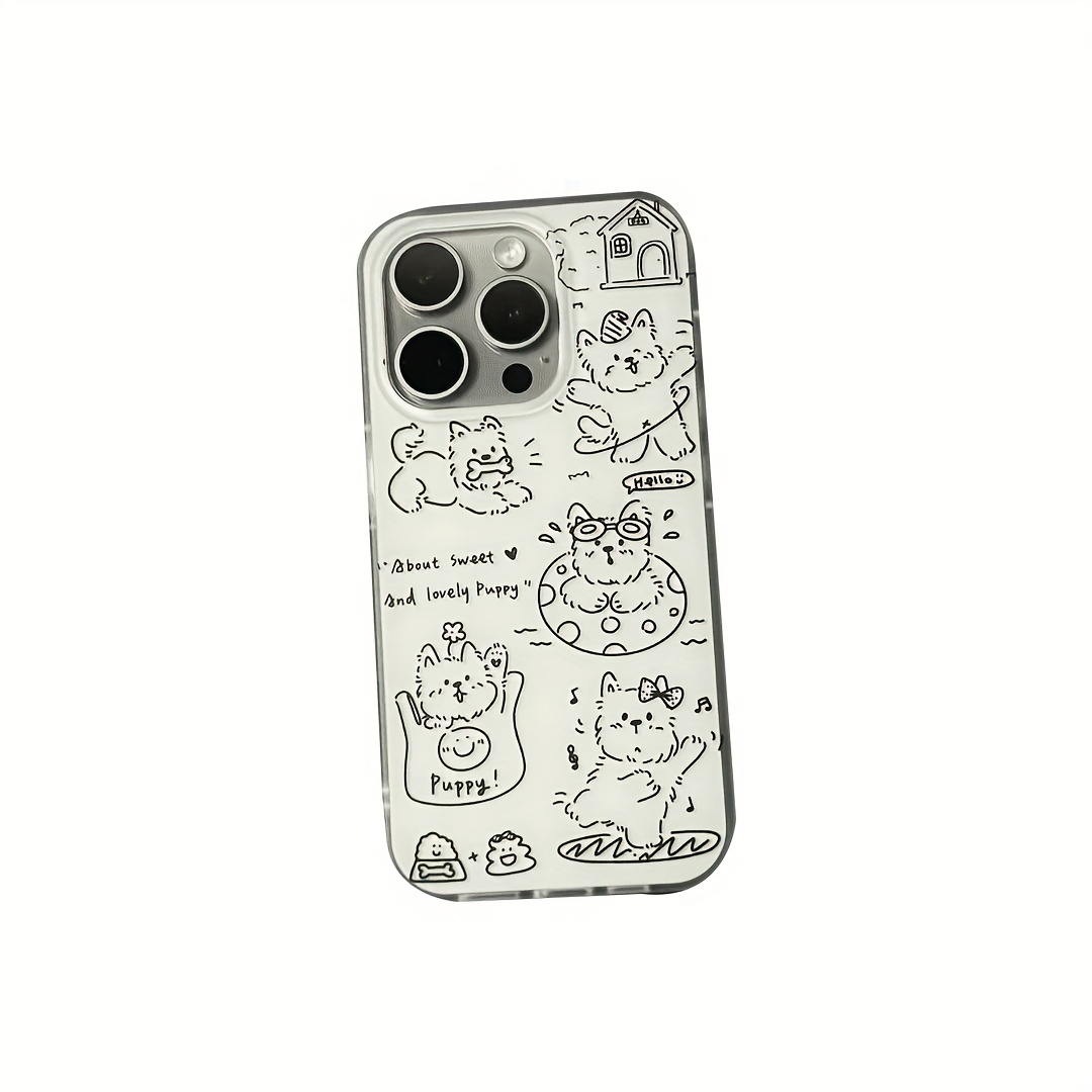 Cute Doodle Dog House IMD Phon - Samsung Galaxy A55 ulasan dan harga