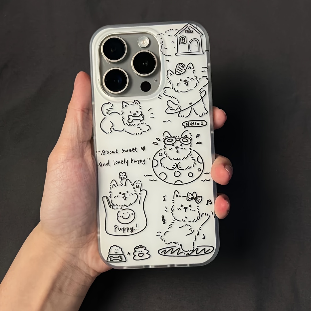 Cute Doodle Dog House IMD Phon - Samsung Galaxy A55 ulasan dan harga
