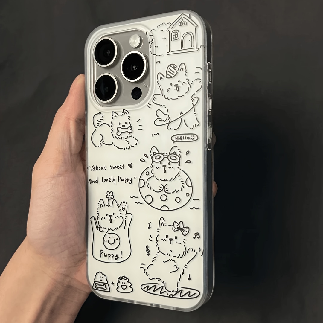 Cute Doodle Dog House IMD Phon - Samsung Galaxy A55 ulasan dan harga
