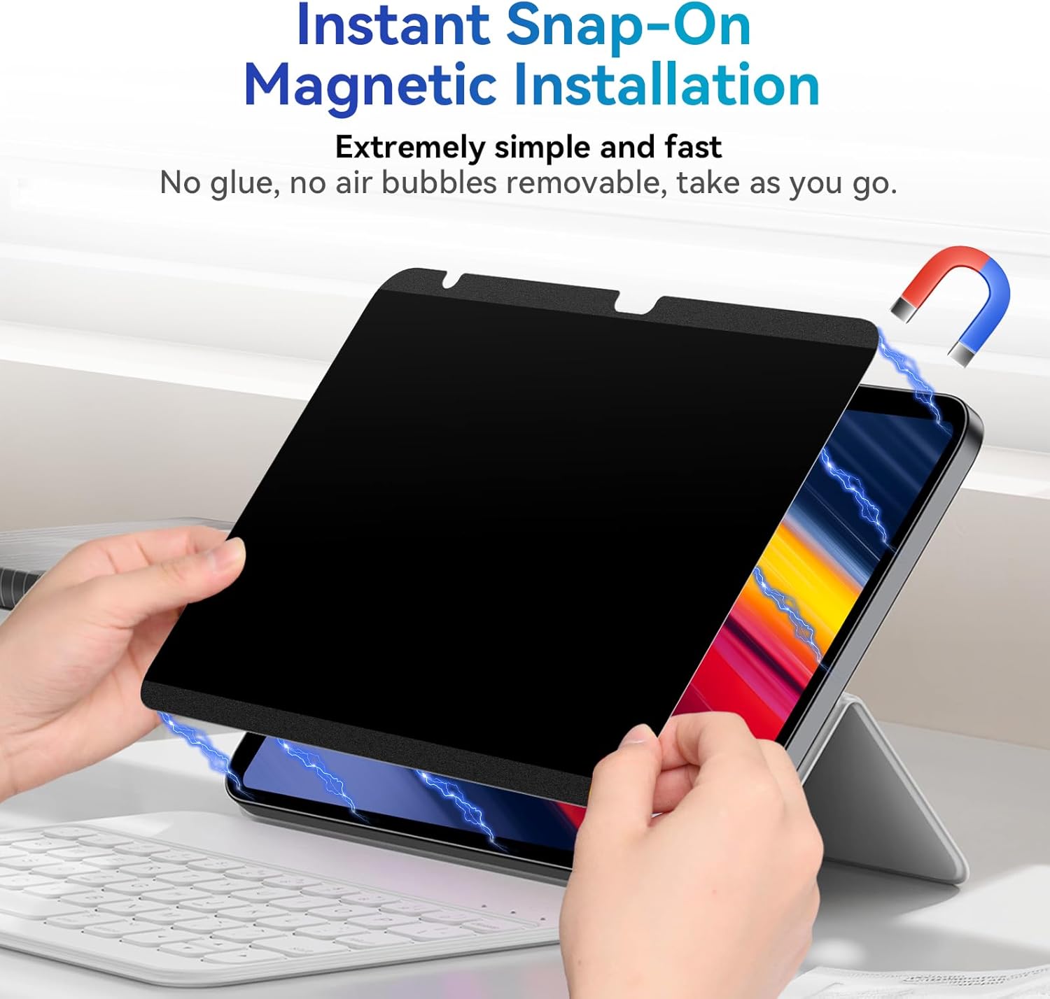 Magnetic Privacy Screen Protec - Anti Blue Light Film ulasan dan harga