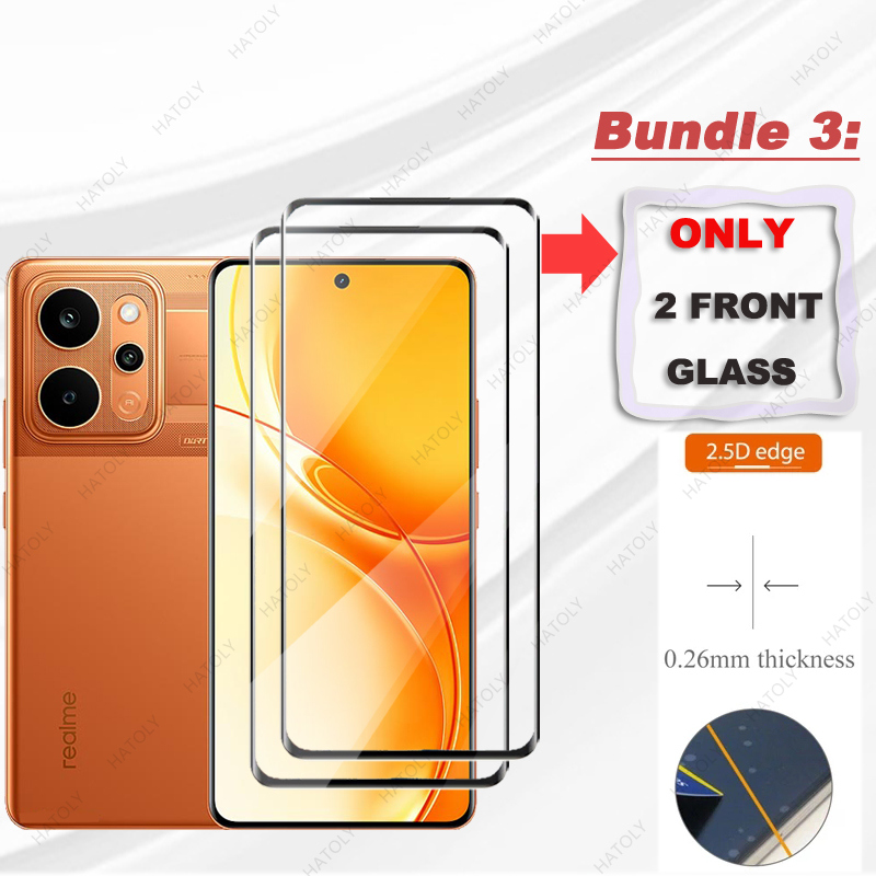 For Realme P4 Power Glass 3D E - Curved Edge Screen ulasan dan harga