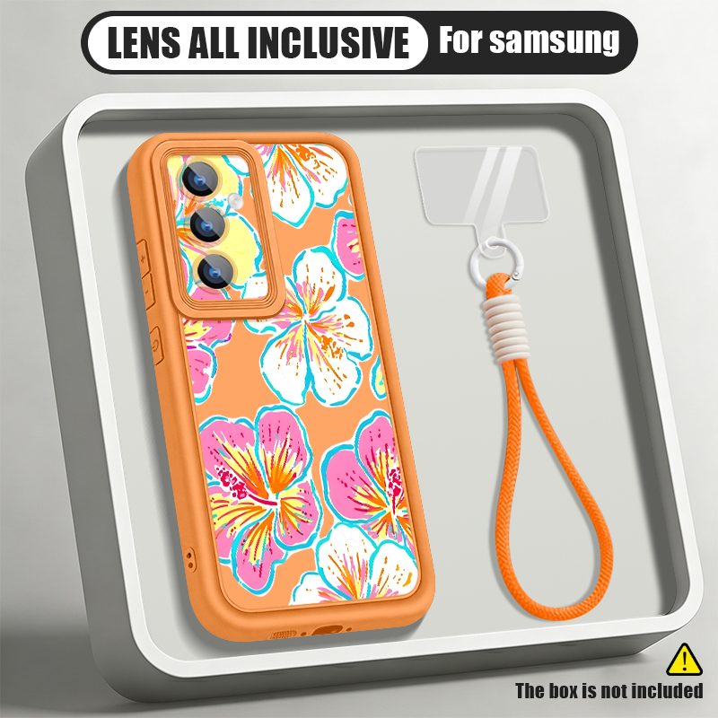 Flower Pattern Lanyard Phone C - Samsung Galaxy A55 ulasan dan harga